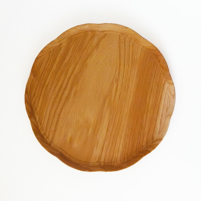 四十沢木材工芸　KITO　輪花盆　大　5