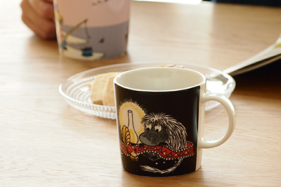 アラビア　ムーミン　マグ　ご先祖様　ブラック　/　ARABIA　Moomin