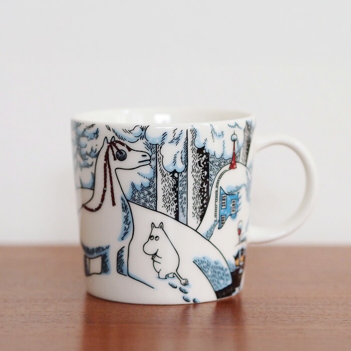★【2016年限定】アラビア　ムーミン　マグ　スノーホース　/　ARABIA　Moomin　Snow　horse【ムーミン冬のお宝マグ】