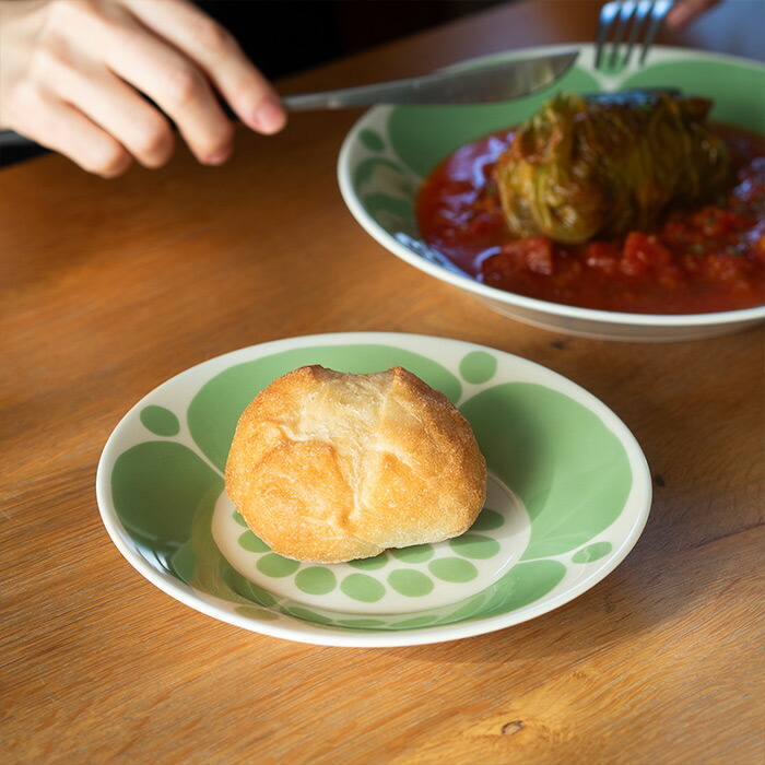 アラビア スンヌンタイ プレート 16.5cm ライトグリーン / ARABIA Sunnuntai □