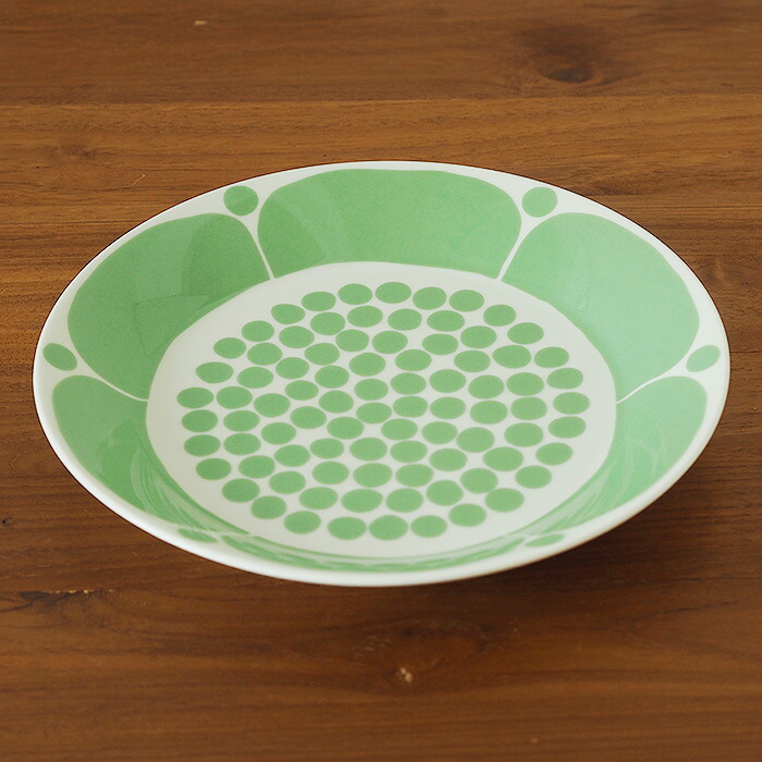 アラビア スンヌンタイ プレート 26cm ライトグリーン / ARABIA Sunnuntai