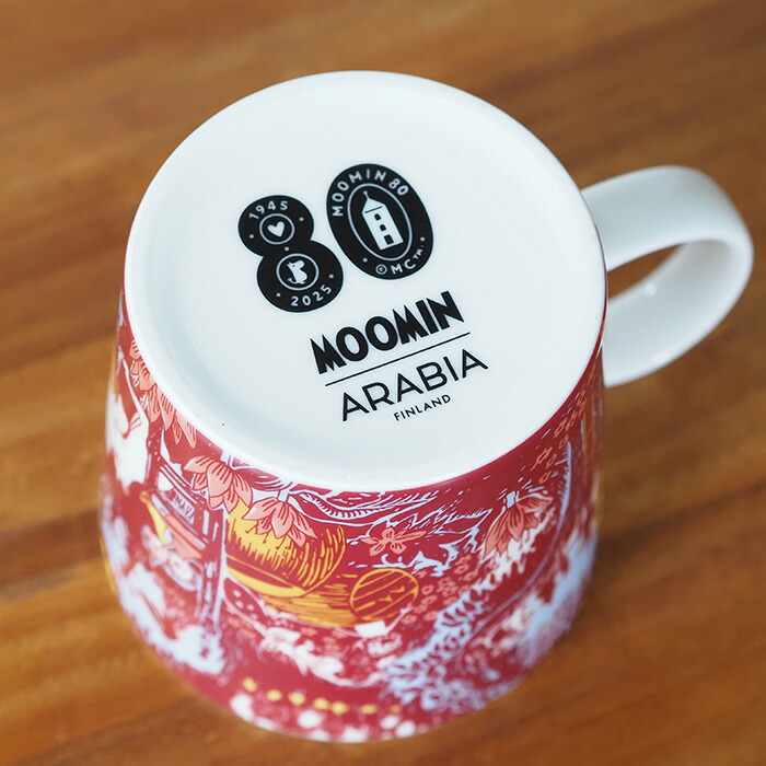 【80周年スタンプ】アラビア　ムーミン　マグ　フェスティブ　モーメント　/　ARABIA　Moomin　Festive　Moments