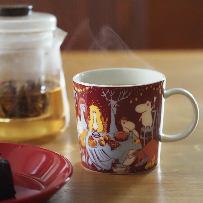【80周年スタンプ】アラビア　ムーミン　マグ　フェスティブ　モーメント　/　ARABIA　Moomin　Festive　Moments