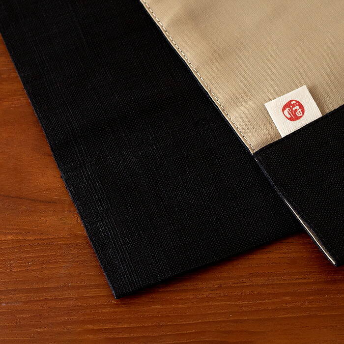 BAN INOUE　華わび裂ラナー　テーブルランナー 　黒