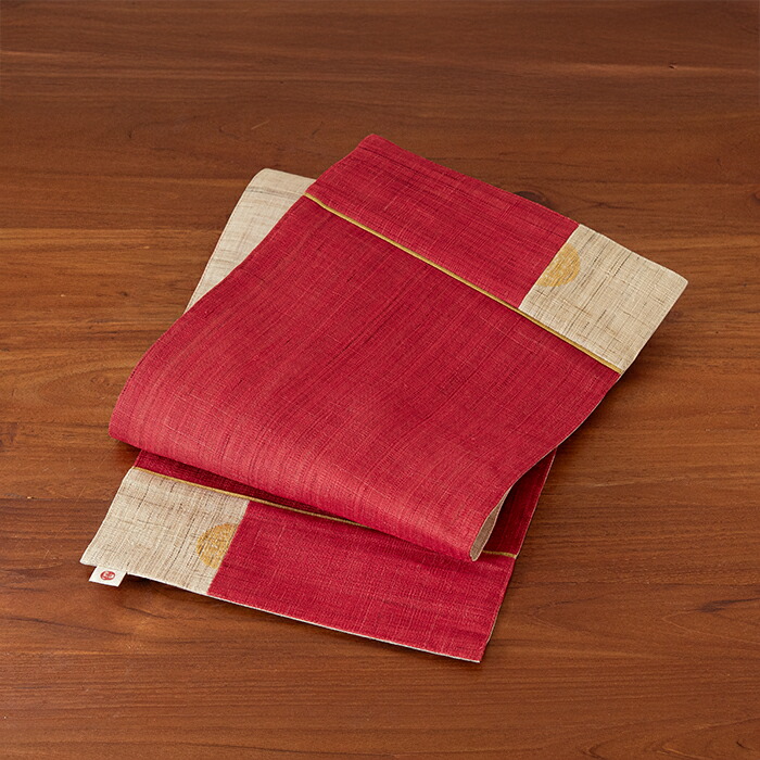 BAN INOUE　日の出ラナー　テーブルランナー 　赤