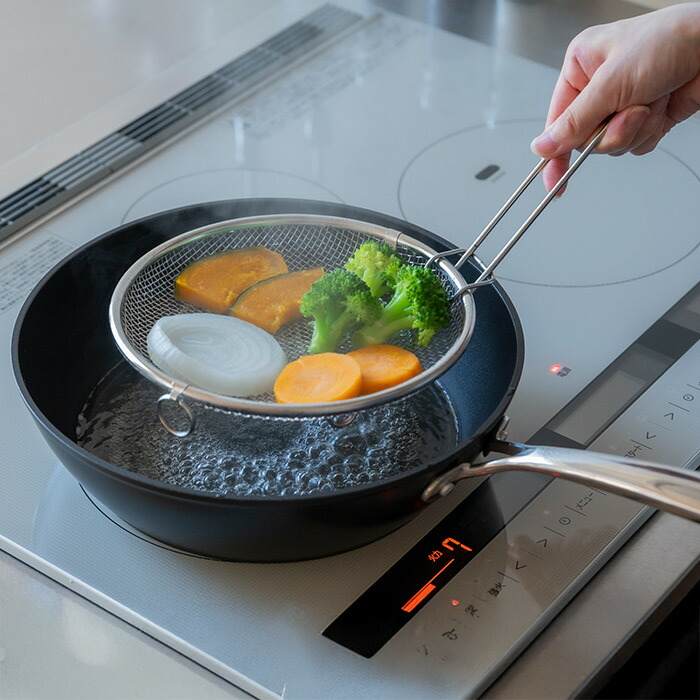 ビーワーススタイル　すっきり暮らす　盆ざる19cm　持ち上げフック付き