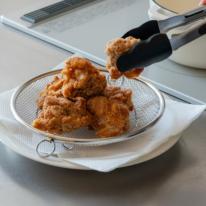 ビーワーススタイル　すっきり暮らす　盆ざる19cm　持ち上げフック付き