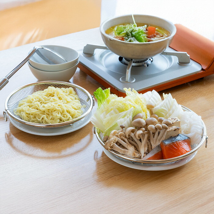 ビーワーススタイル　すっきり暮らす　盆ざる19・22cmセット　持ち上げフック付き