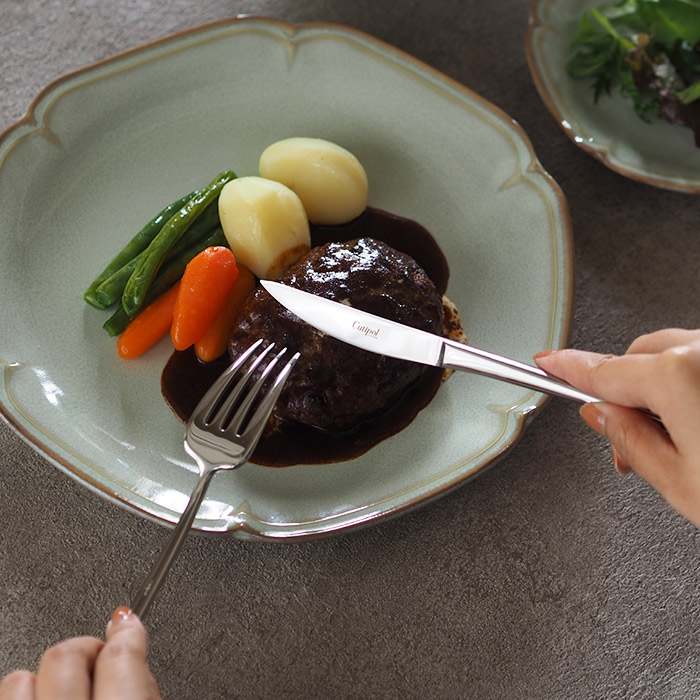 【正規品】■クチポール　アルマ　ミラー　ディナーセット　3PCS　（箱なし）　/　Cutipol　ALMA
