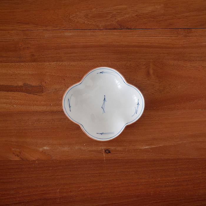 洸琳窯　松葉　木甲皿　小