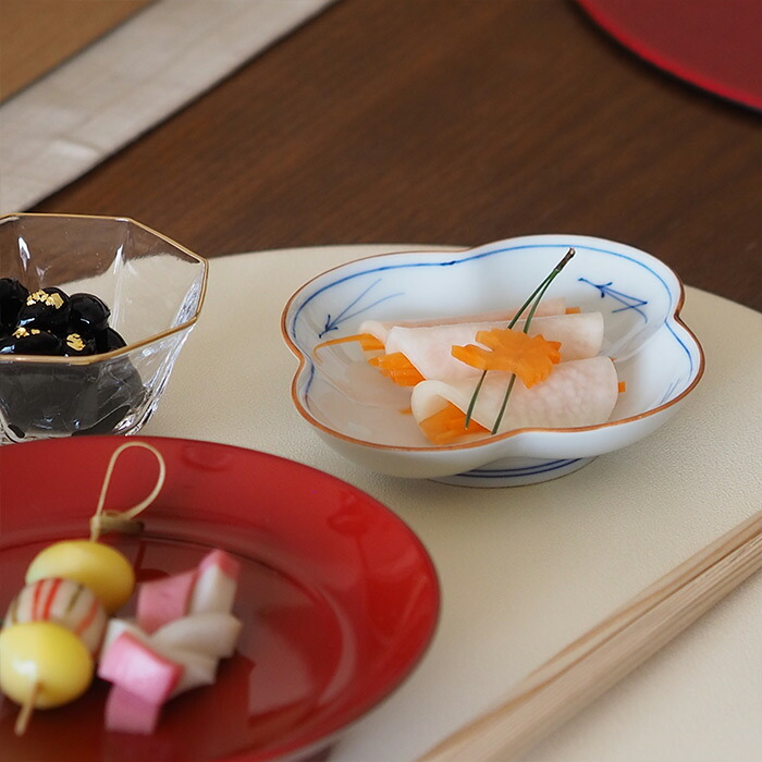 ■【2026年福袋1】新春のめでたさ、ひとそろい 小判盆で整う6点セット【紅】