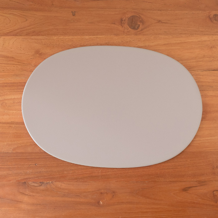 【在庫限り】【プロキッチンオリジナル】【単品】小判盆　両面　グレージュ×アイボリー※　/　PROKITCHEN【25WS】【ny】