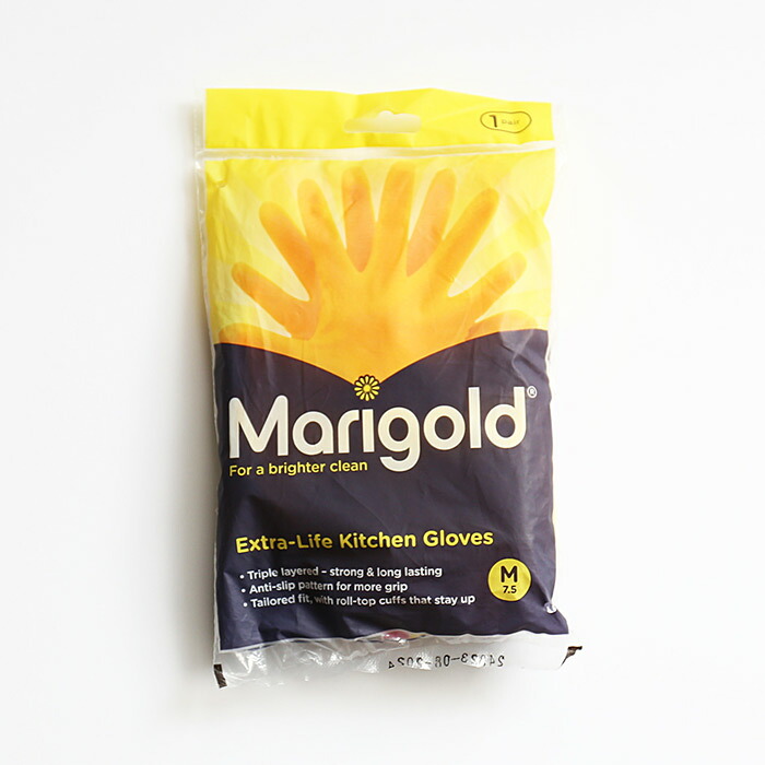 マリーゴールド　ゴム手袋　キッチン用　M　/　MARIGOLD