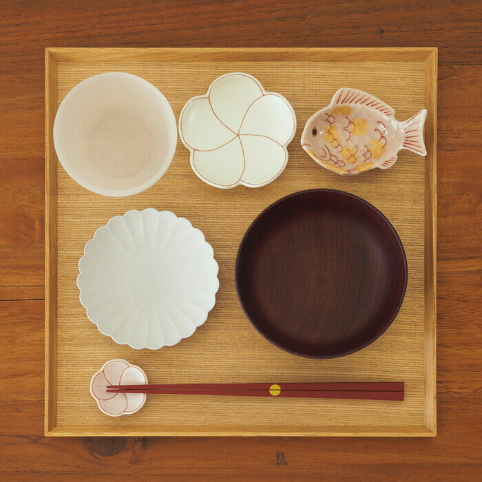 【訳あり】松屋漆器店　白木　尺正角盆【26KS】【zai】