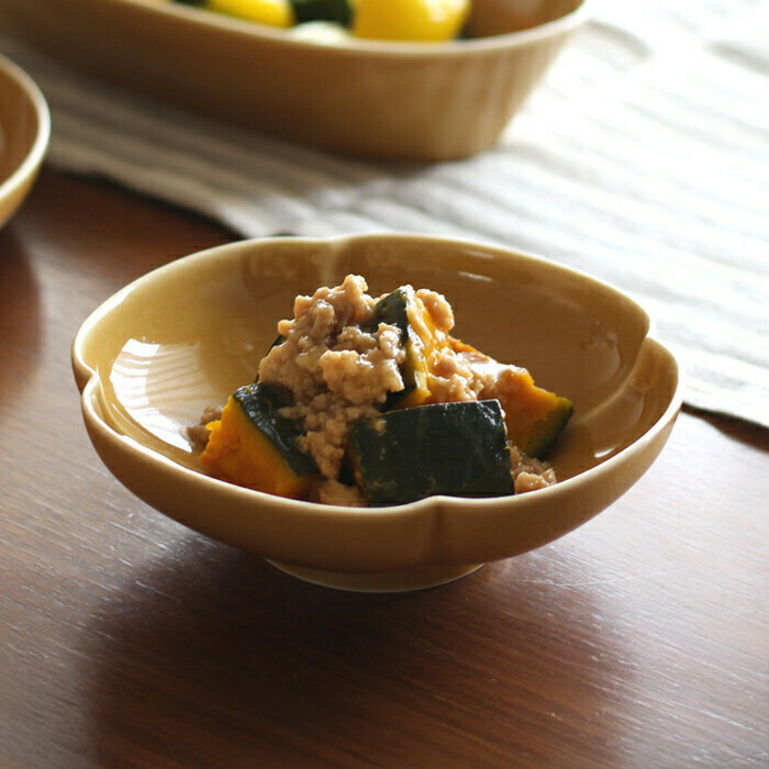 瑞々　木瓜鉢5寸　うす飴