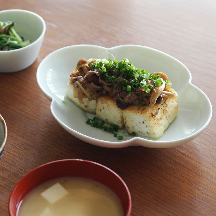 瑞々　木瓜長鉢7寸　青白