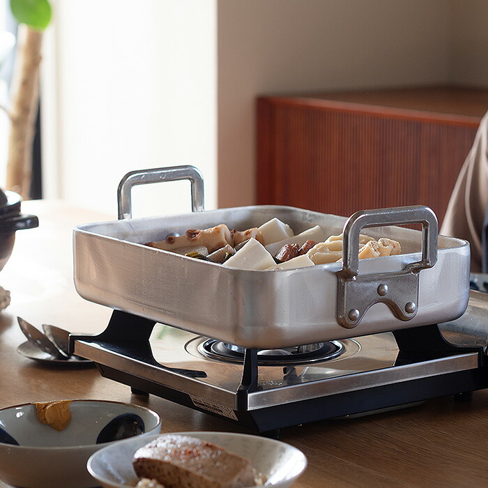 中尾アルミ製作所　アルミローストパン　フランス製　※【25BF】