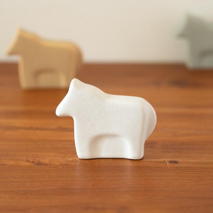 かもしか道具店　馬　白【クーポンプレゼント11/30まで】