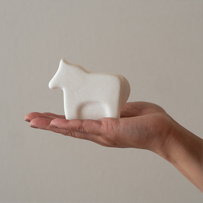 かもしか道具店　馬　白【クーポンプレゼント11/30まで】