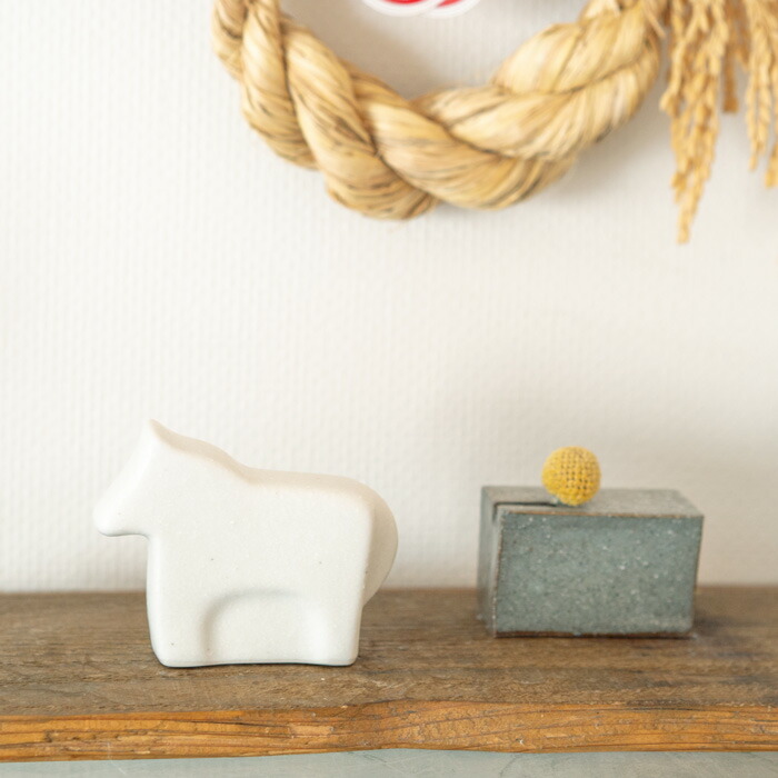 かもしか道具店　馬　白【クーポンプレゼント11/30まで】