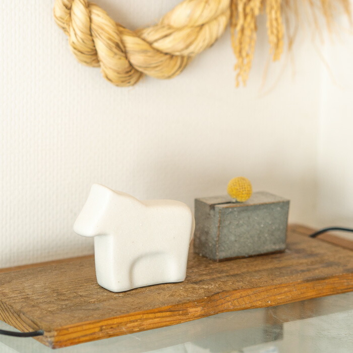 かもしか道具店　馬　白【クーポンプレゼント11/30まで】