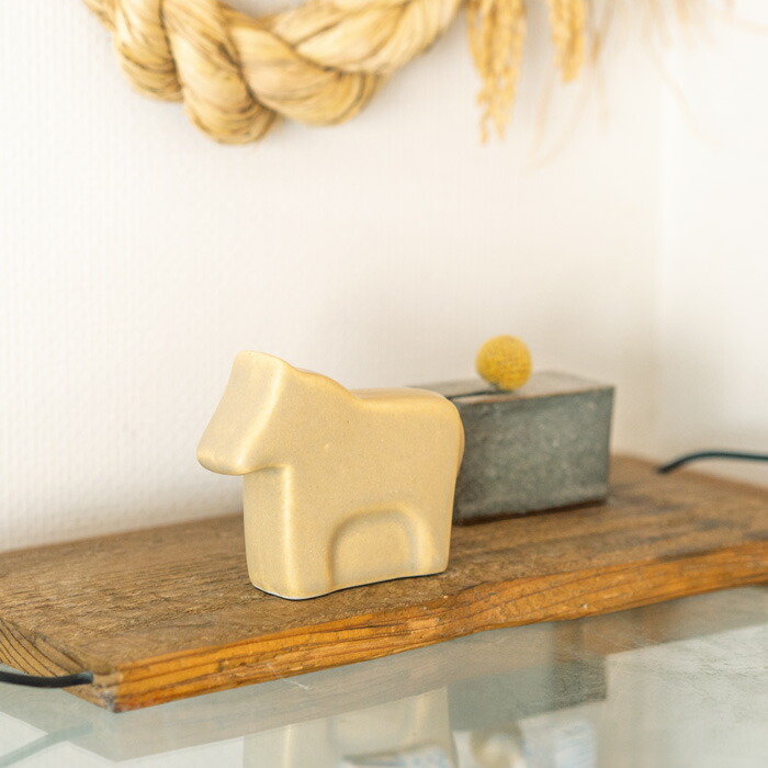 かもしか道具店　馬　ベージュ【クーポンプレゼント11/30まで】