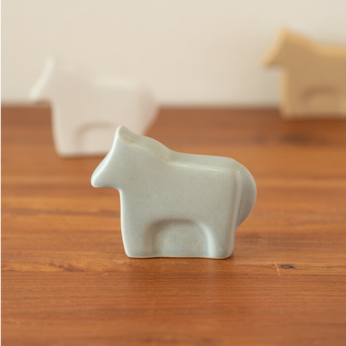 かもしか道具店　馬　ブルーグレー【クーポンプレゼント11/30まで】