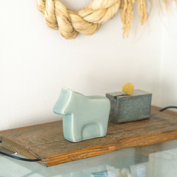 かもしか道具店　馬　ブルーグレー【クーポンプレゼント11/30まで】