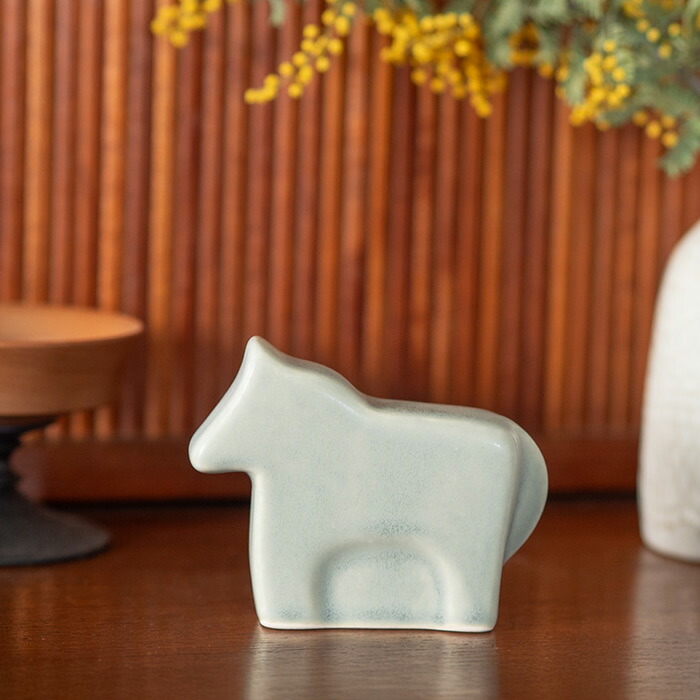 かもしか道具店　馬　ブルーグレー