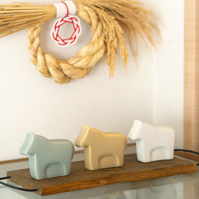 かもしか道具店　馬　ブルーグレー【クーポンプレゼント11/30まで】