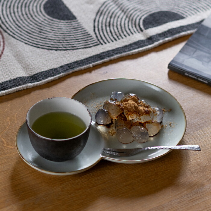 【発売記念10％OFF】【プロキッチンオリジナル】餃子皿　無地縁サビ　/　PROKITCHEN