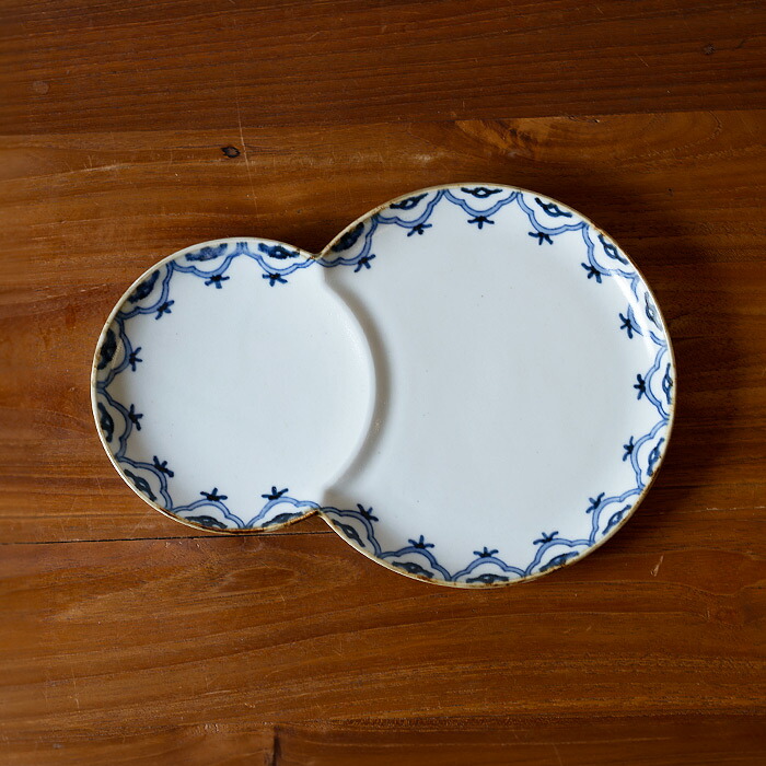 【発売記念10％OFF】【プロキッチンオリジナル】餃子皿　りんぼう　/　PROKITCHEN