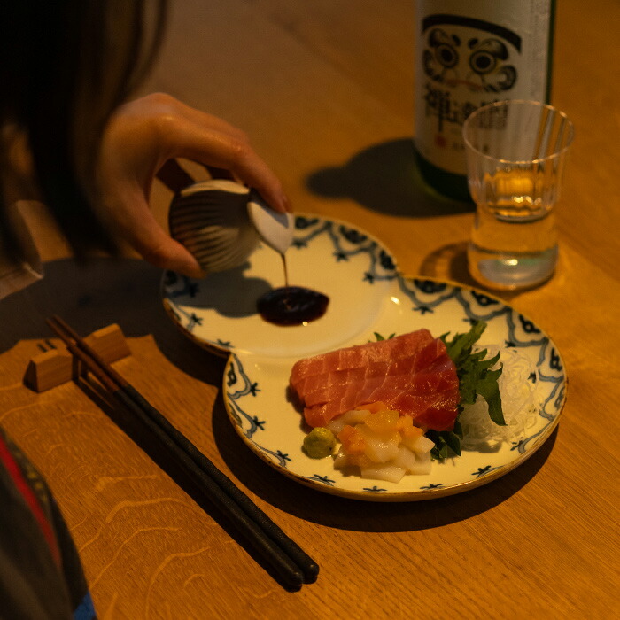 【発売記念10％OFF】【プロキッチンオリジナル】餃子皿　りんぼう　/　PROKITCHEN