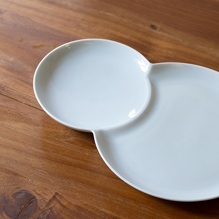 【発売記念10％OFF】【プロキッチンオリジナル】餃子皿　白磁　/　PROKITCHEN