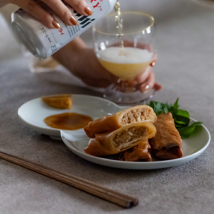 【発売記念10％OFF】【プロキッチンオリジナル】餃子皿　白磁　/　PROKITCHEN