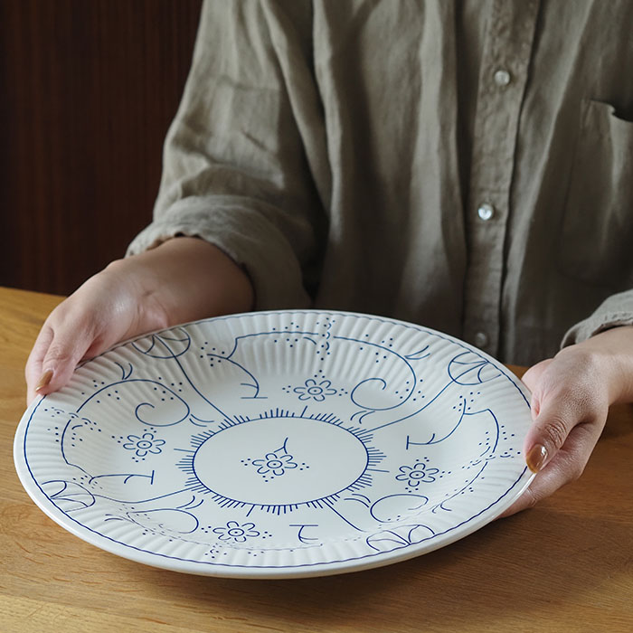 ロイヤルボッホ　コペンハーゲン　プレート　27cm　/　ROYAL　BOCH　Copenhague