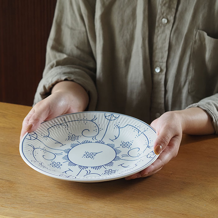 ロイヤルボッホ　コペンハーゲン　プレート　21cm　/　ROYAL　BOCH　Copenhague