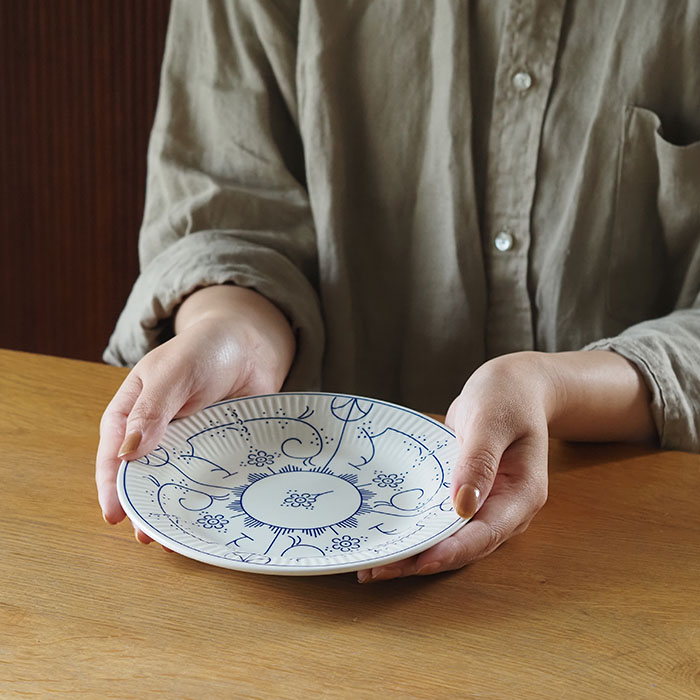 ロイヤルボッホ　コペンハーゲン　プレート　16cm　/　ROYAL　BOCH　Copenhague