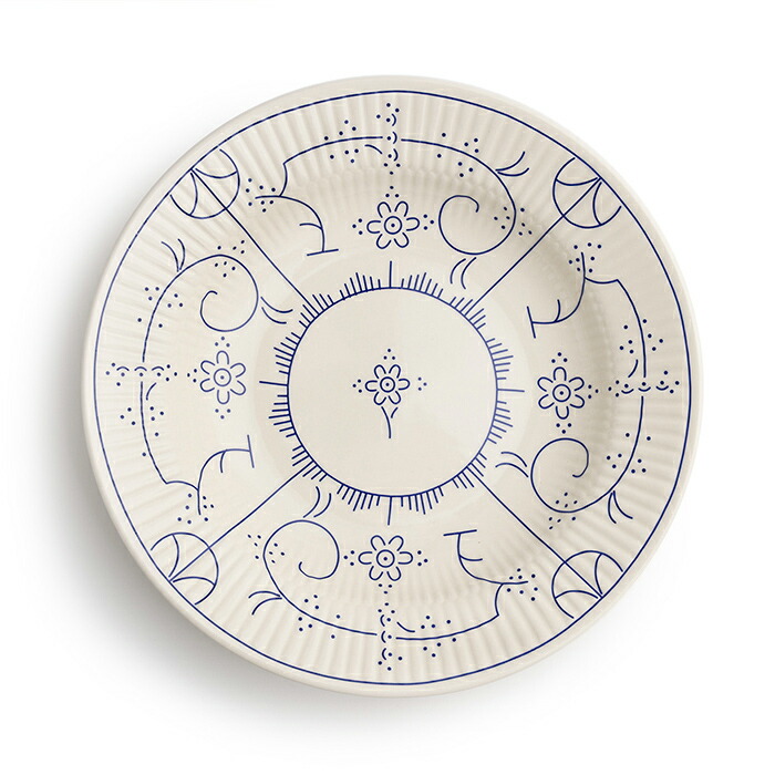 ロイヤルボッホ　コペンハーゲン　ディーププレート　24.5cm　/　ROYAL　BOCH　Copenhague