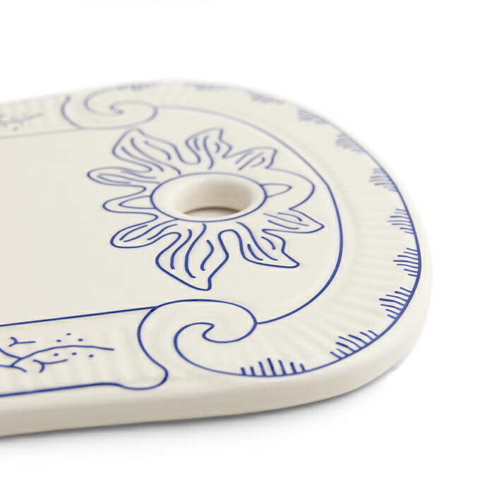 ロイヤルボッホ　コペンハーゲン　ブレッドプレート　25×15cm　/　ROYAL　BOCH　Copenhague