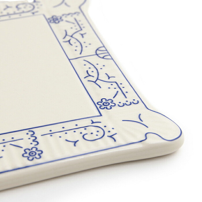 ロイヤルボッホ　コペンハーゲン　ブレッドプレート　25×15cm　/　ROYAL　BOCH　Copenhague
