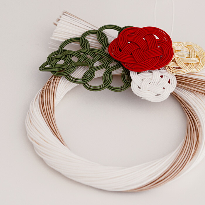 水引　正月飾り　うめ　三色 　/　KYOTO TSUNAGU WORKS【クーポンプレゼント11/30まで】