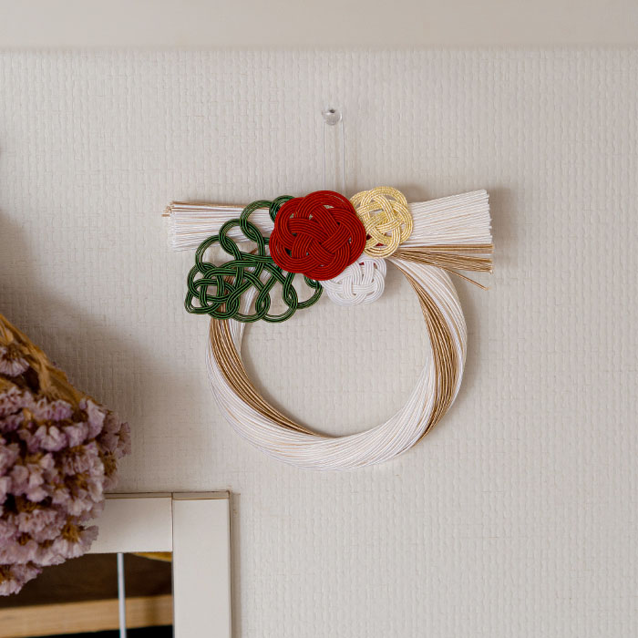 水引　正月飾り　うめ　三色 　/　KYOTO TSUNAGU WORKS【クーポンプレゼント11/30まで】