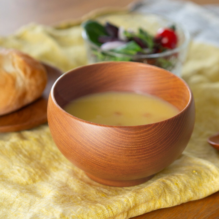 ソノベ　めいぼく椀　けやき　中　/　SONOBE