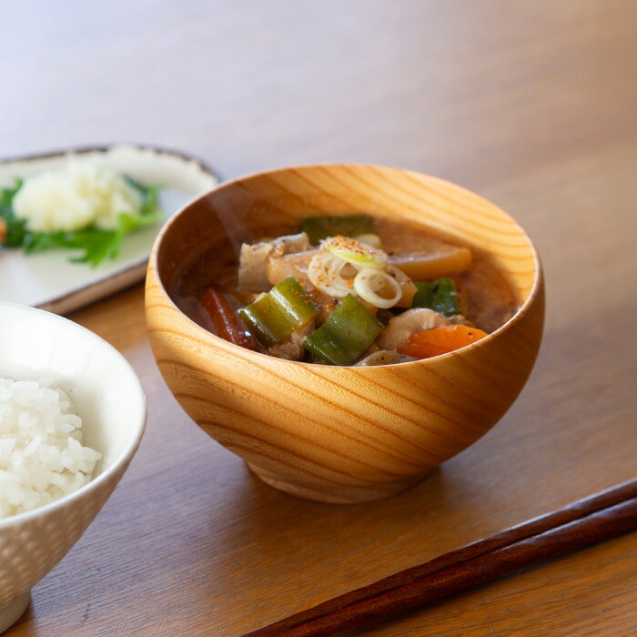 ソノベ　めいぼく椀　けやき　大　/　SONOBE