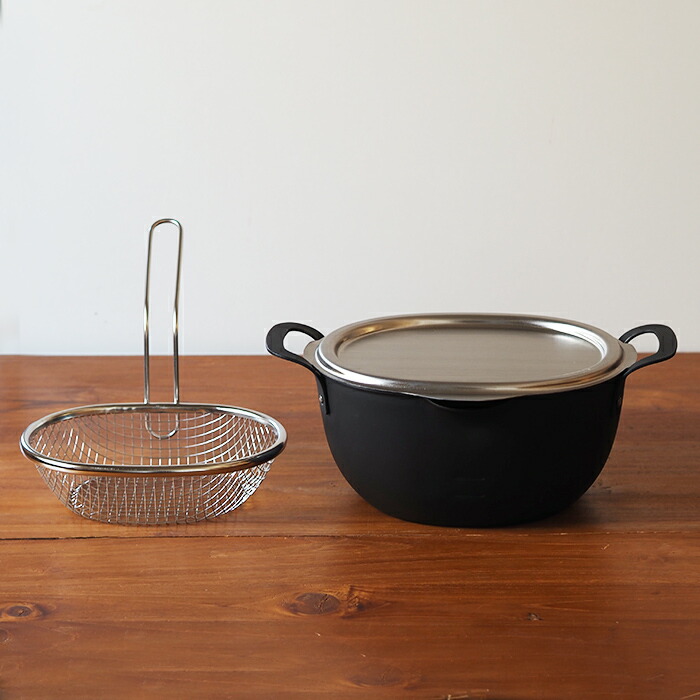 ヨシカワ　アイカタ　鉄製　揚げ鍋セット　/　aikata