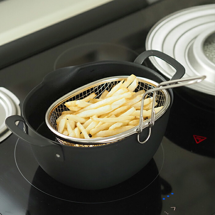 ヨシカワ　アイカタ　鉄製　揚げ鍋セット　/　aikata