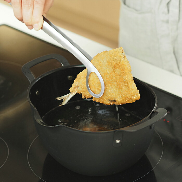 ヨシカワ　アイカタ　鉄製　揚げ鍋セット　/　aikata