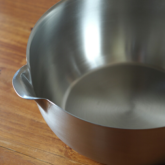 ヨシカワ　アイカタ　両口ステンレス雪平鍋20cm　/　aikata