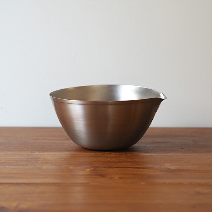 ヨシカワ　アイカタ　ステンレス片口ボウル　大　/　aikata